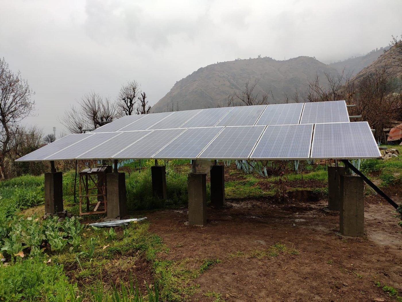 5 MW solar power park under development in District Una